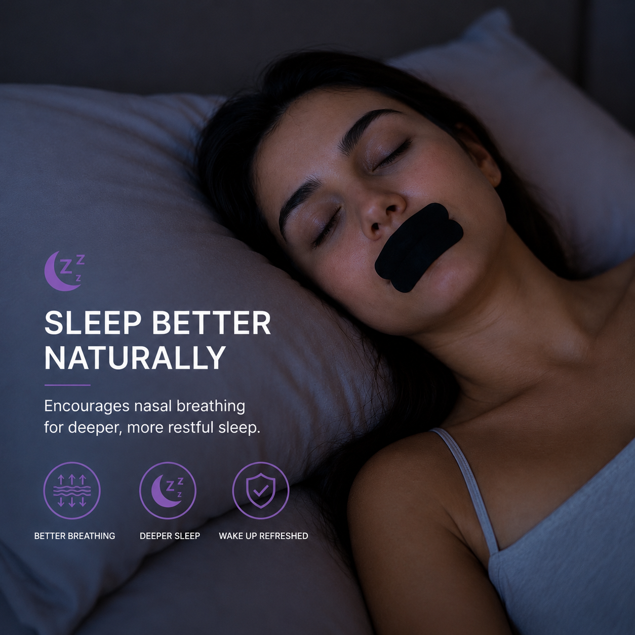 BreatheCore Mouth Tape for Sleeping